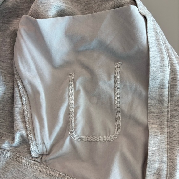 Lululemon Gather & Go, Heathered Power grey Zip Up Sweater. Size 12 - Picture 6 of 11